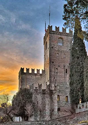 The Castle of Conegliano in the province of Treviso.